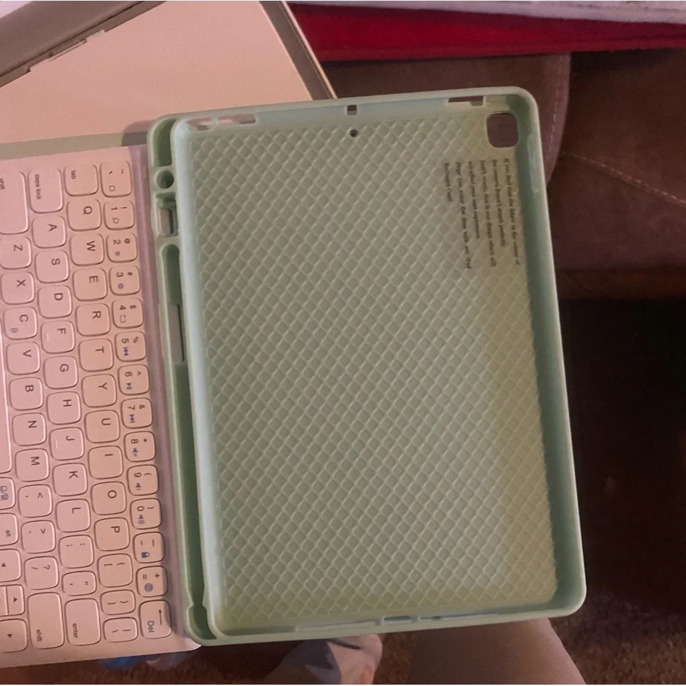 New iPad case fits up air 3 and up except for the small ones detachable keyboard